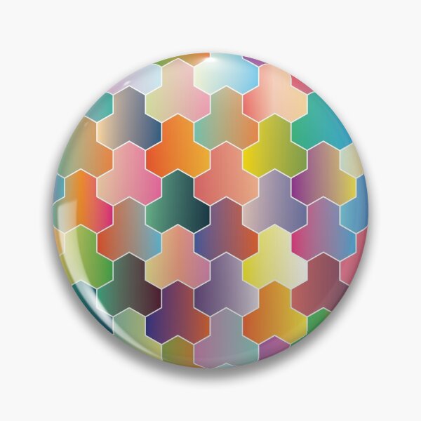 Item preview, Colorfully gradient geometric pattern designed and sold by knappidesign.