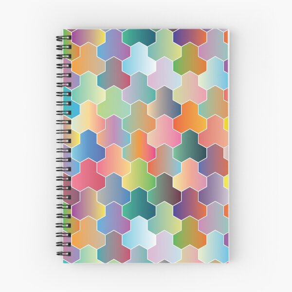 Item preview, Colorfully gradient geometric pattern designed and sold by knappidesign.