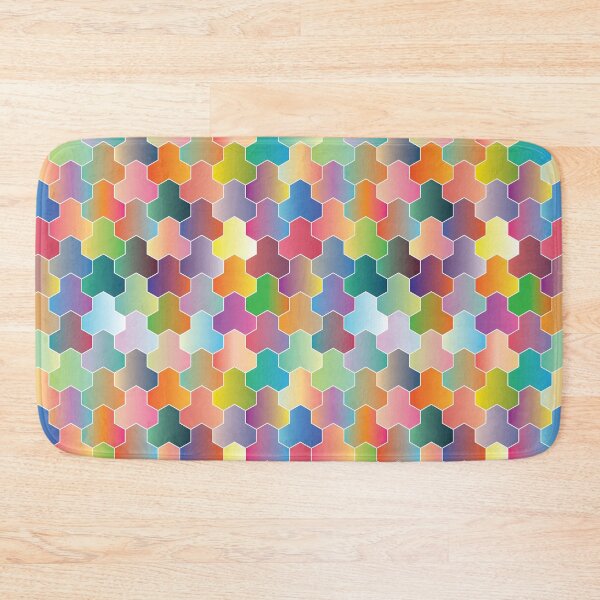 Item preview, Colorfully gradient geometric pattern designed and sold by knappidesign.