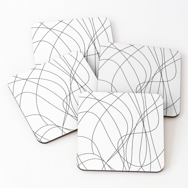 Item preview, line wave print Abstract line draw Smooth line Vector lines print designed and sold by PicForHome.