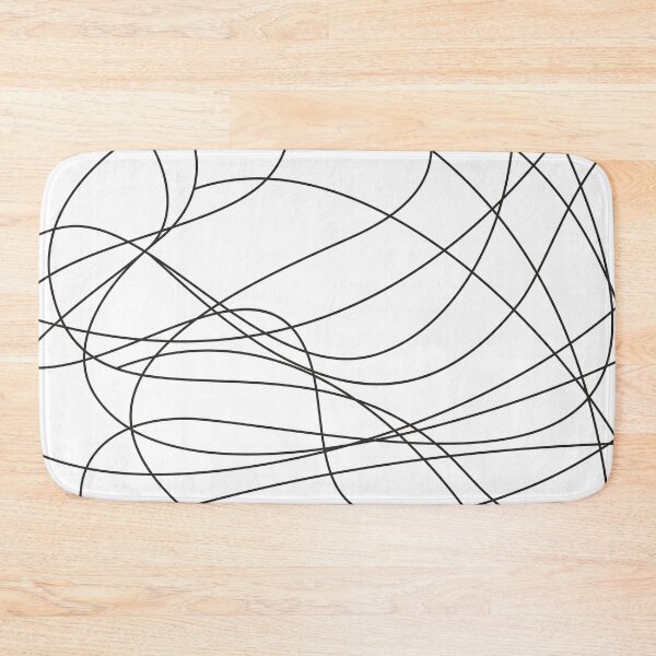 Item preview, line wave print Abstract line draw Smooth line Vector lines print designed and sold by PicForHome.