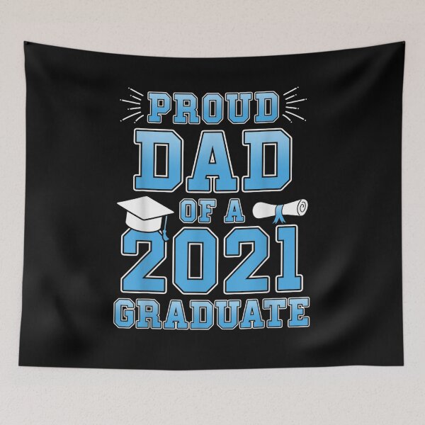 Item preview, Mens Proud Dad Of A 2021 Graduate Father's School Graduation Fun  designed and sold by dannareyansh.