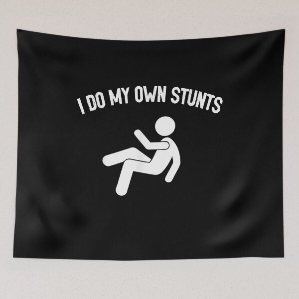 Item preview, I Do All My Own Stunts Apparel Get Well Funny Injury Leg  designed and sold by dannareyansh.