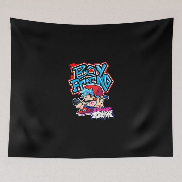 Item preview, Friday Night Funkin Boyfriend Logo Art designed and sold by KellyLSanchez.