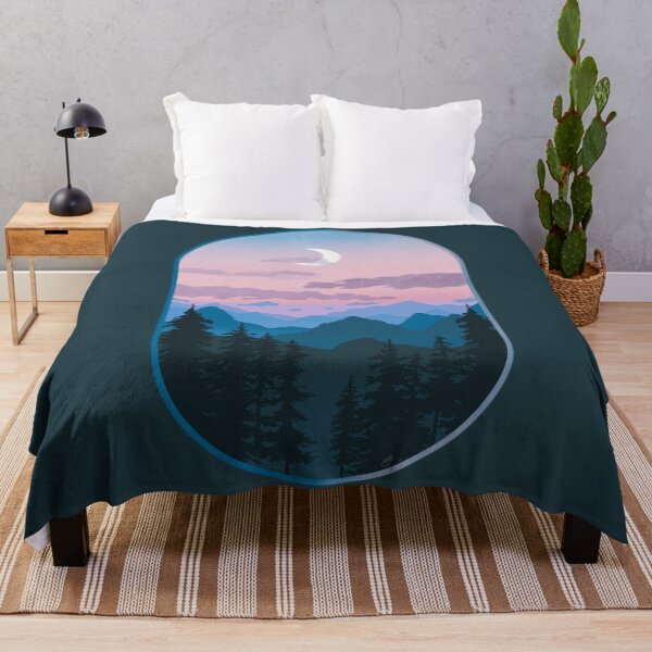 Item preview, View From the Window - Moonlit Mountains  // Digital Art designed and sold by creativebakergb.