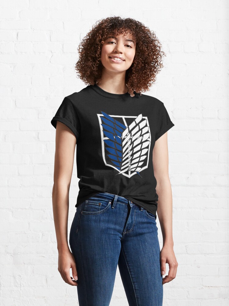 Alternate view of Attack on titan - Shingeki no kyojin - 進撃の巨人 Classic T-Shirt