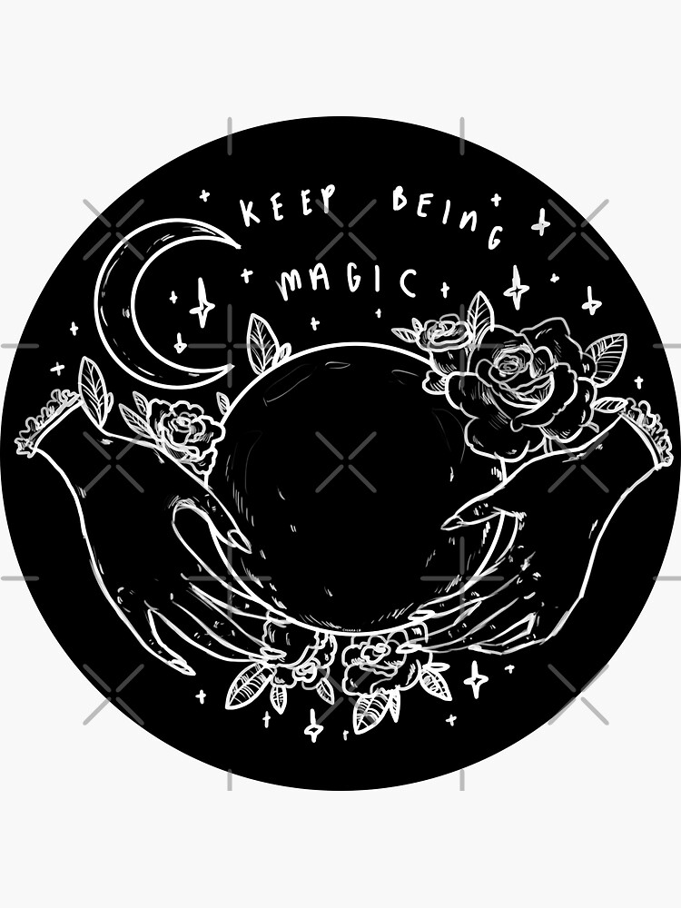 Thumbnail 3 of 3, Sticker, Keep Being Magic designed and sold by nevhada.