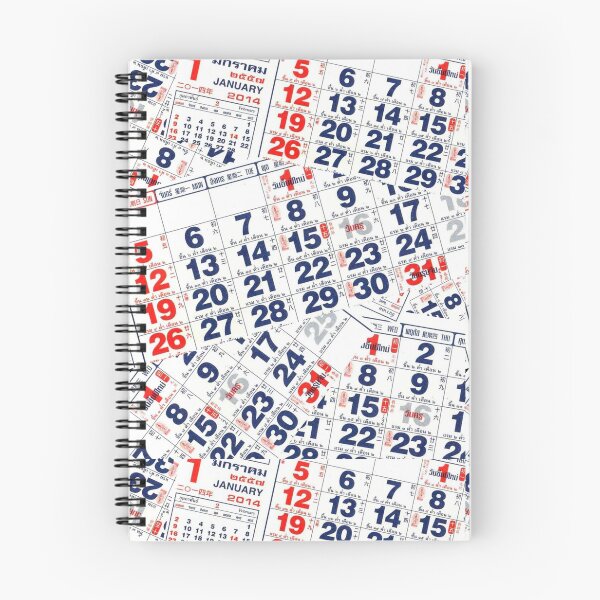 Item preview, creative Lunar Calendar numbers design designed and sold by NymphWareroom.
