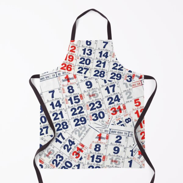 Item preview, creative Lunar Calendar numbers design designed and sold by NymphWareroom.
