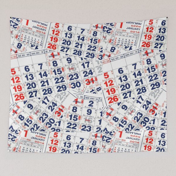 Item preview, creative Lunar Calendar numbers design designed and sold by NymphWareroom.