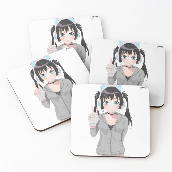 Item preview, Anime Gamer Girl designed and sold by AprilHoangArt.