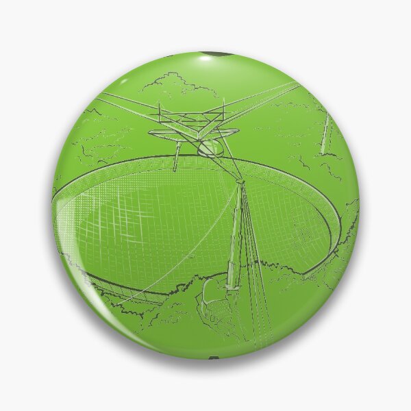Item preview, Arecibo Radio telescope (*for light coloured shirts only*) designed and sold by ARover.