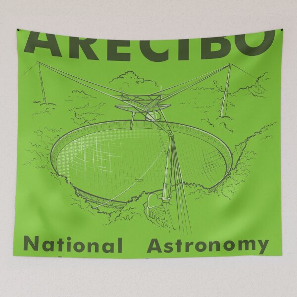Item preview, Arecibo Radio telescope (*for light coloured shirts only*) designed and sold by ARover.