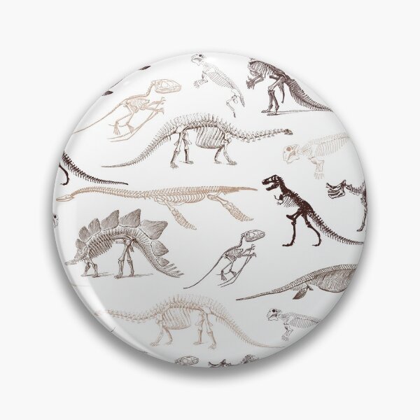 Item preview, Brown and beige dinosaur skeleton fossils pattern designed and sold by CynthiaGraphics.