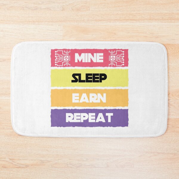 Item preview, Mine sleep earn repeat designed and sold by Cheerocki.