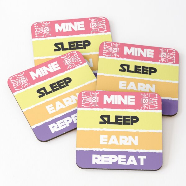 Item preview, Mine sleep earn repeat designed and sold by Cheerocki.