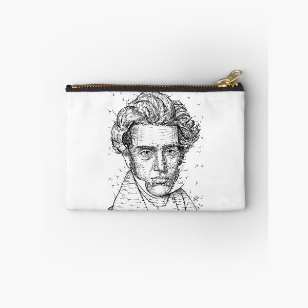 Item preview, SOREN KIERKEGAARD ink portrait .1 designed and sold by lautir.