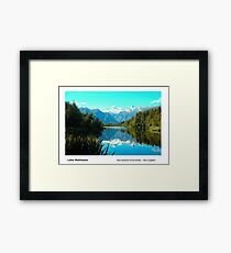 Lake Matheson Framed Print