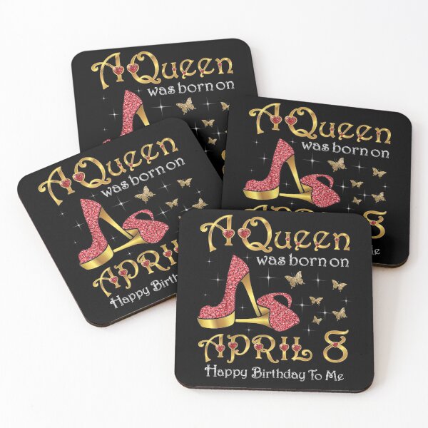 Item preview, A Queen Was Born On April 8 8th April Birthday  designed and sold by dannareyansh.