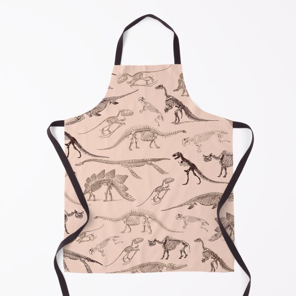 Item preview, Beige and brown dinosaur skeleton fossils pattern designed and sold by CynthiaGraphics.
