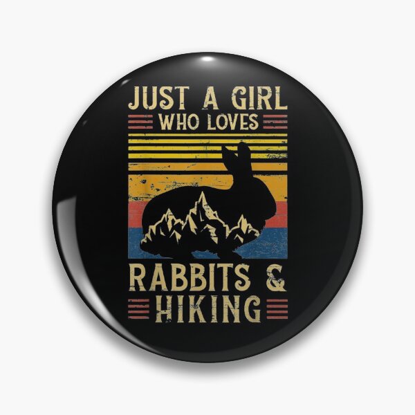 Item preview, Just A Girl Who Loves Rabbits And Hiking Classic  designed and sold by dannareyansh.