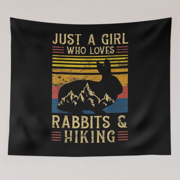 Item preview, Just A Girl Who Loves Rabbits And Hiking Classic  designed and sold by dannareyansh.
