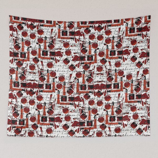 Item preview, Red fashion love makeup addict designed and sold by RSDigitalPrintDesign.