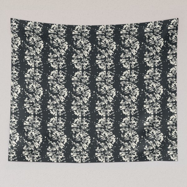 Item preview, Elegant Black & White Shibori Print designed and sold by RSDigitalPrintDesign.