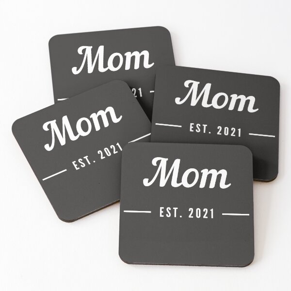 Item preview, Mom Est 2021, Cute Gift for Mom, Mothers Day Gift, Birthday Gift, Gift for Her designed and sold by anantb.