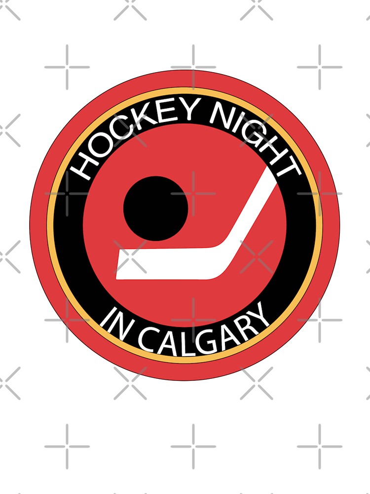 Camiseta para niños «Logotipo de Hockey Night In Calgary. Regalo divertido  del día del padre. Vintage Canadá canadiense. Diseño de disco de hielo de  parodia de llamas.» de GTOATlogos | Redbubble