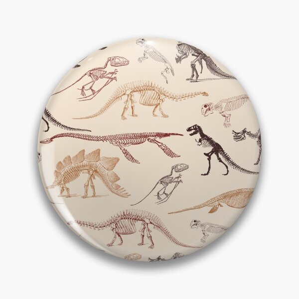 Item preview, Colorful dinosaur skeleton fossils pattern designed and sold by CynthiaGraphics.