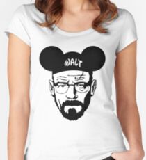 WALT MOUSE EARS Women's Fitted Scoop T-Shirt