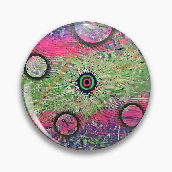 Item preview, NEUTRON EXPANSE Vivid Rich Bold Abstract Space Art Pink Purple Green Blue Gold designed and sold by Alistair Coull.