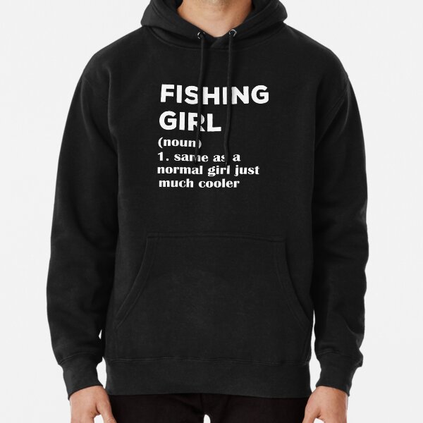 Fishing Girl Sweatshirts & Hoodies for Sale