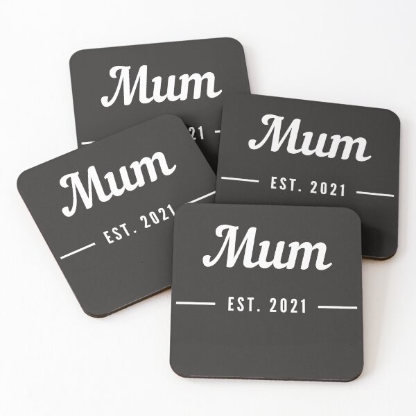 Item preview, Mum Est 2021, Cute Gift for Mum, Mothers Day Gift, Birthday Gift, Gift for Her designed and sold by anantb.