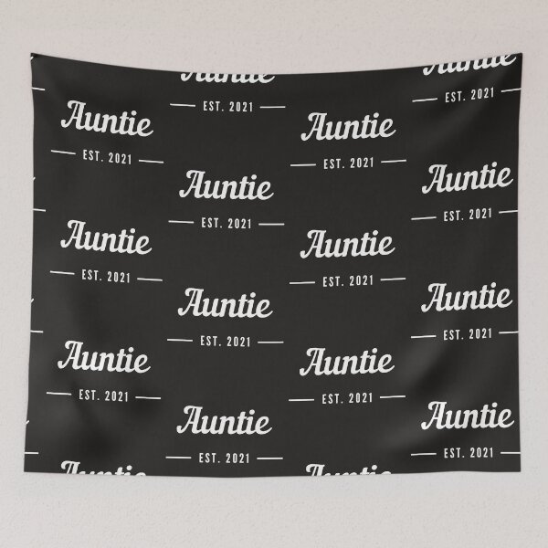 Item preview, Auntie Est 2021, Cute Gift for Auntie, Mothers Day Gift, Birthday Gift, Gift for Her designed and sold by anantb.