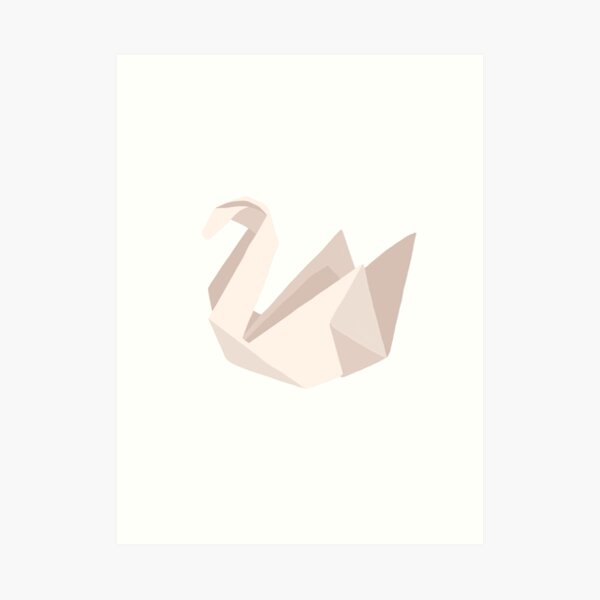 Prison Break - Origami Swan Art Print