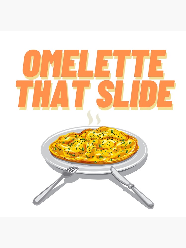 Discover omelette that slide Premium Matte Vertical Poster