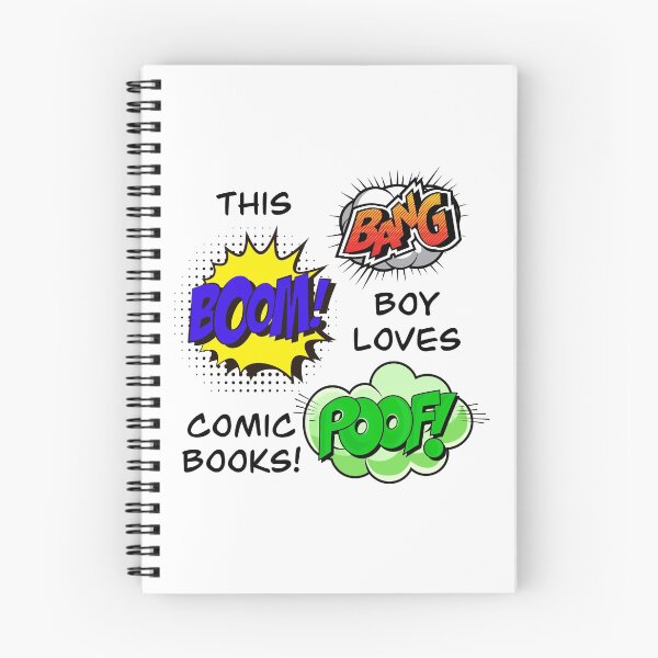 Item preview, This Boy Loves Comic Books! (on White) designed and sold by epinkb.