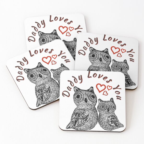 Item preview, Daddy Loves You Owl Birds designed and sold by Designs By YL.