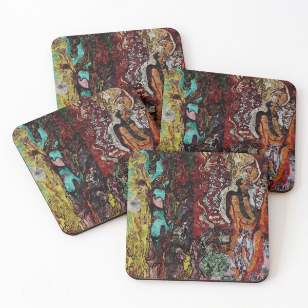 Item preview, Ancient Abstract Type Painting With Aged Effect designed and sold by ThePathUnCarved.