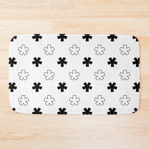 Item preview, Black and white asterisks designed and sold by Laura-Arbol.