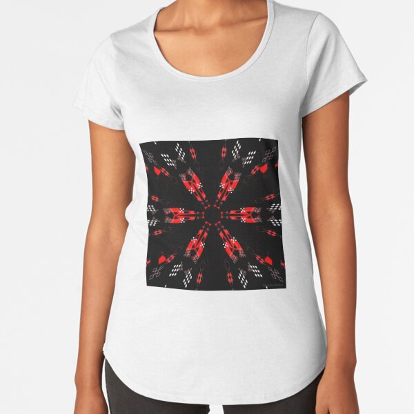 Amazing Sambalpuri Art Premium Scoop T-Shirt