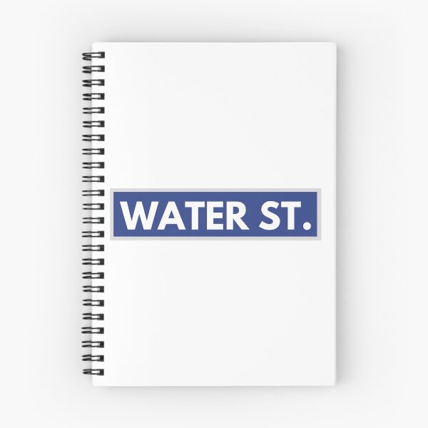 Item preview, blue water street sign designed and sold by kaelinmeicher.