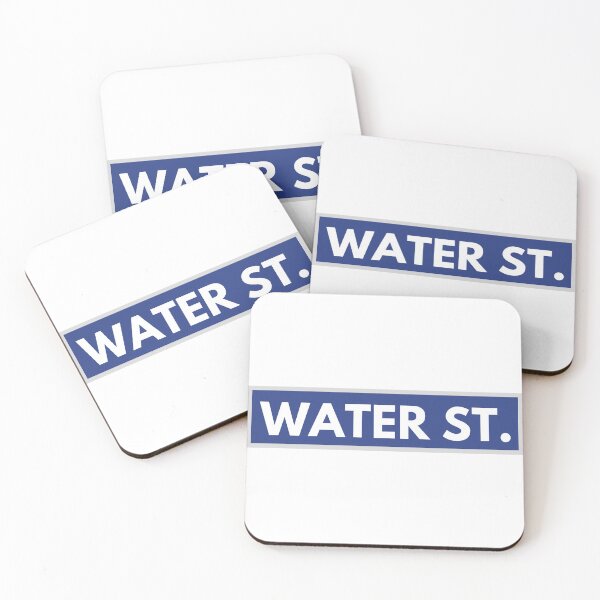 Item preview, blue water street sign designed and sold by kaelinmeicher.