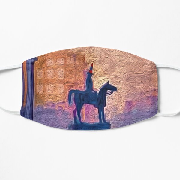 Glasgow Cone Statue Digital Art Flat Mask