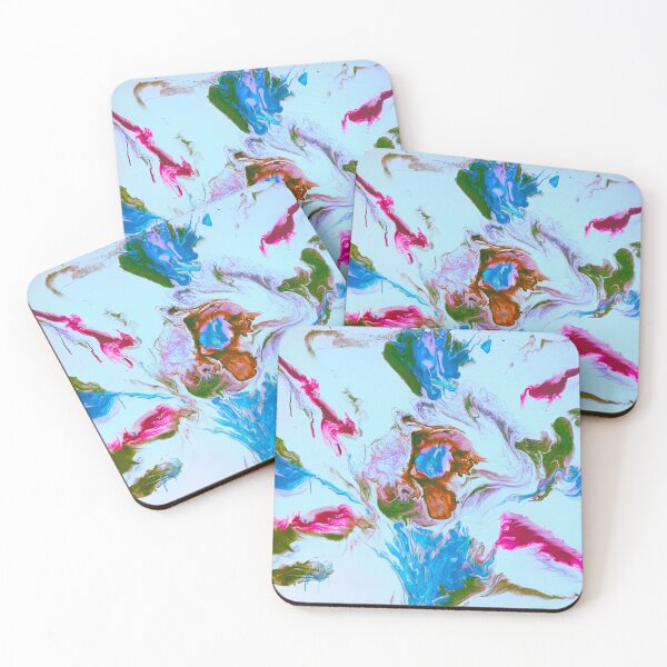 Item preview, Abstract flowers blue designed and sold by ChiabelVision.