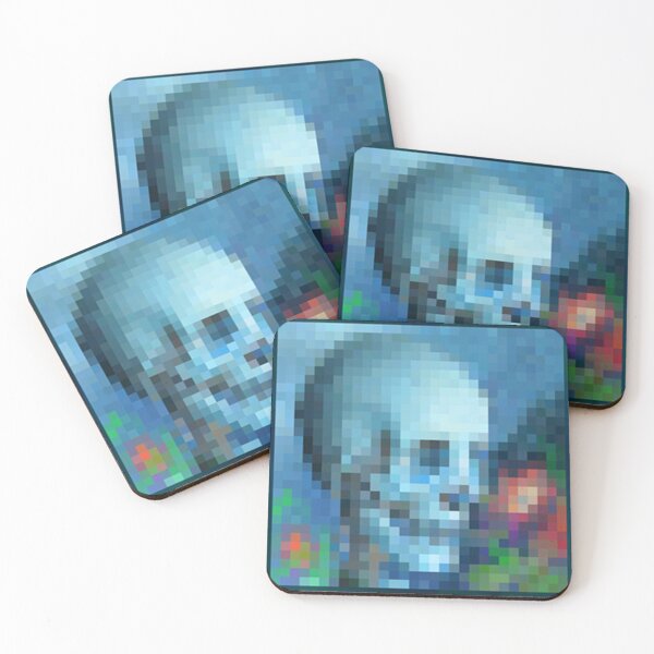 Item preview, Skull and Roses - Minecraft Painting designed and sold by ImInvesting.
