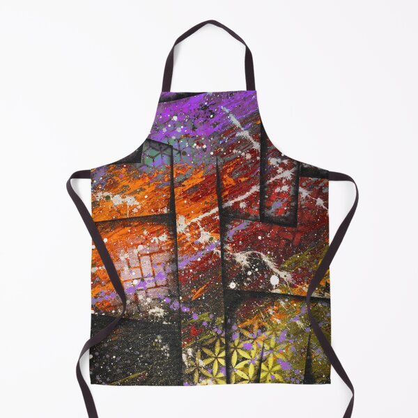 Item preview, INFINITY WAR 3 Bold Vivid Colourful Space Orange Yellow Purple Blue Red Black 3D Abstract Painting designed and sold by Alistair Coull.