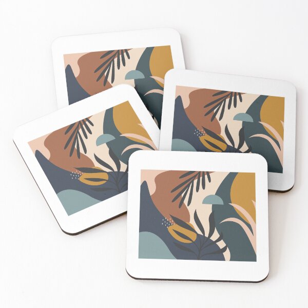 Item preview, Abstract Art Terra Cotta - Tropical Leaf 04 designed and sold by Teeline.